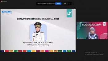 Wagub Chusnunia Minta Mahasiswa yang Tergabung di AIESEC Unila Peka terhadap Isu Isu Internasional